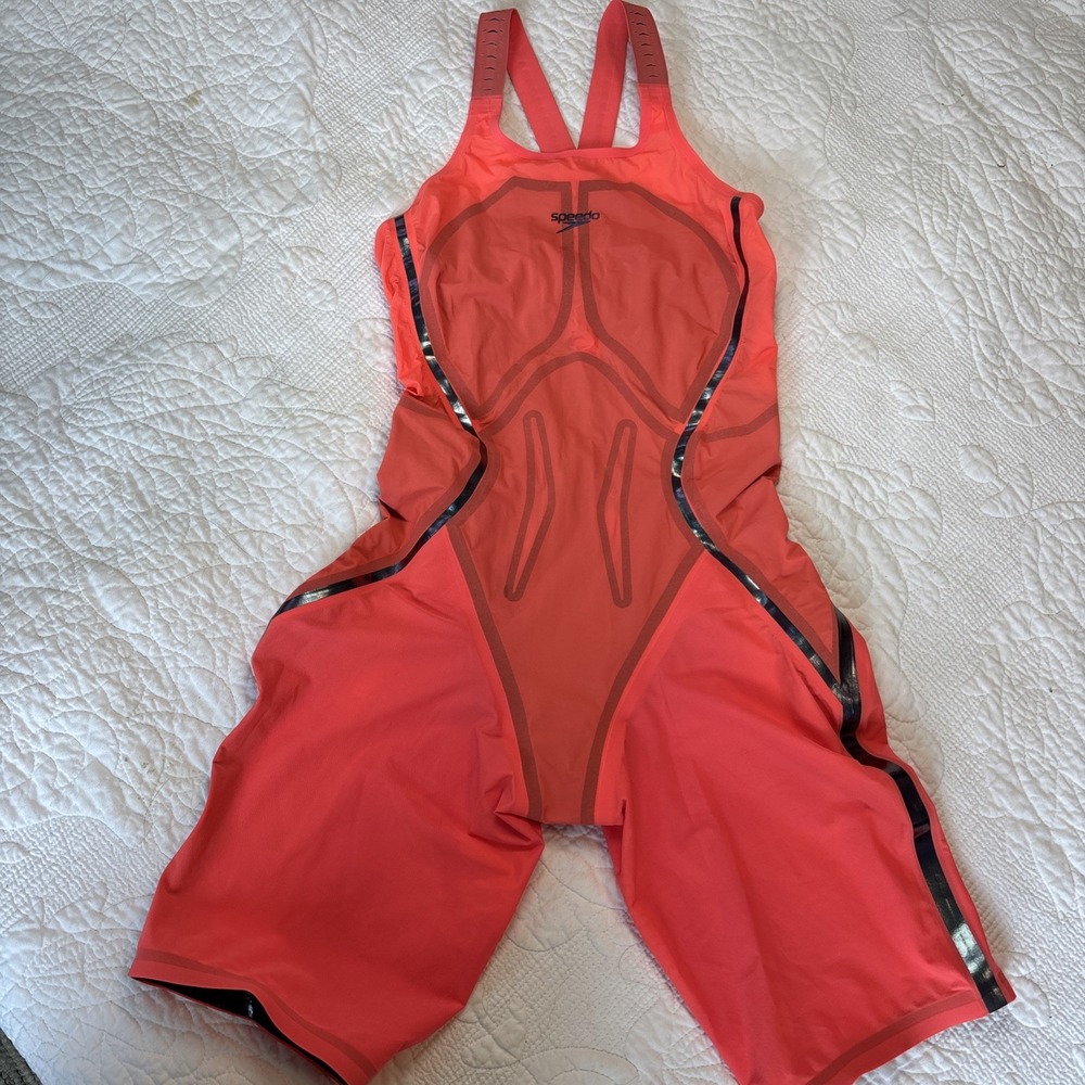 Speedo Fastskin LZR Pure Intent Closed Back Kneeskin Tech Suit Swim Team SZ 25